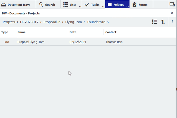 6 Drag and Drop Poject Folder